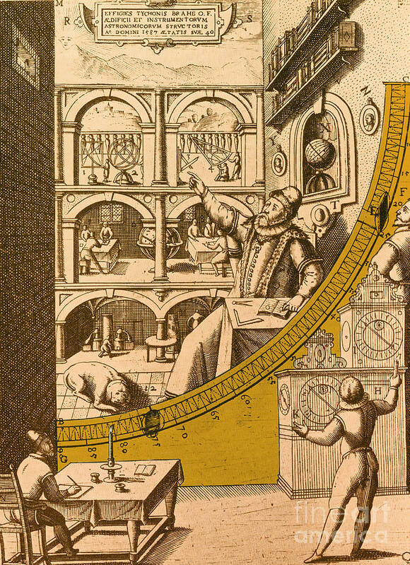 Science Poster featuring the photograph Tycho Brahe, Danish Astronomer #2 by Science Source