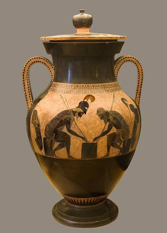 540 Bc Poster featuring the photograph Achilles And Ajax by Sheila Terry