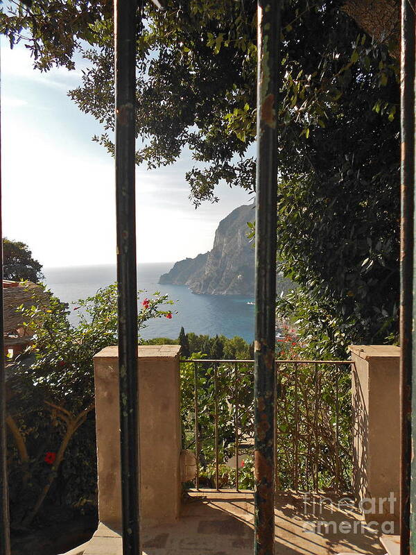 Angelica Dichiara Paintings Poster featuring the photograph Capri by Italian Art
