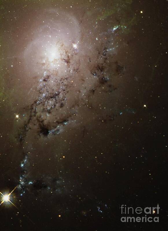 1995 Poster featuring the photograph Colliding Galaxies Ngc 1275, Hubble by Space Telescope Science Institute NASA