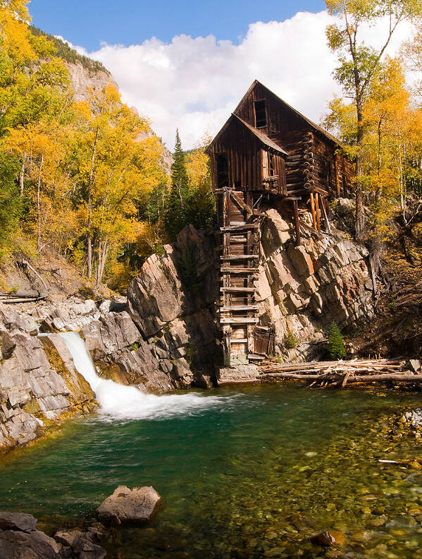 Colorado Poster featuring the photograph Crystal Mill by Steve Stuller