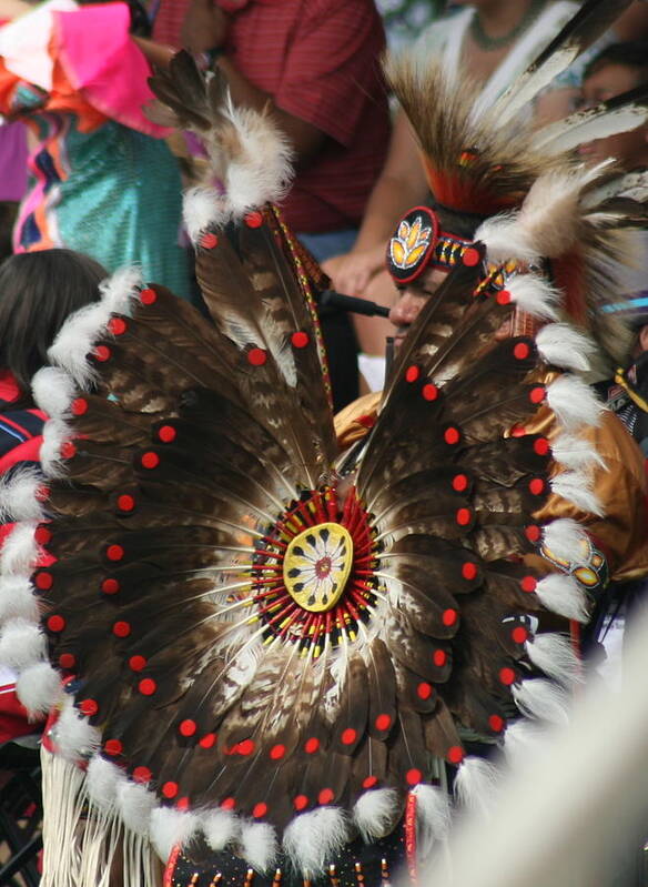 Pow Wow Poster featuring the photograph Feathers by Laurie Prentice