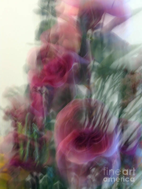 Floral Poster featuring the photograph Florals In Motion 2 by Cedric Hampton