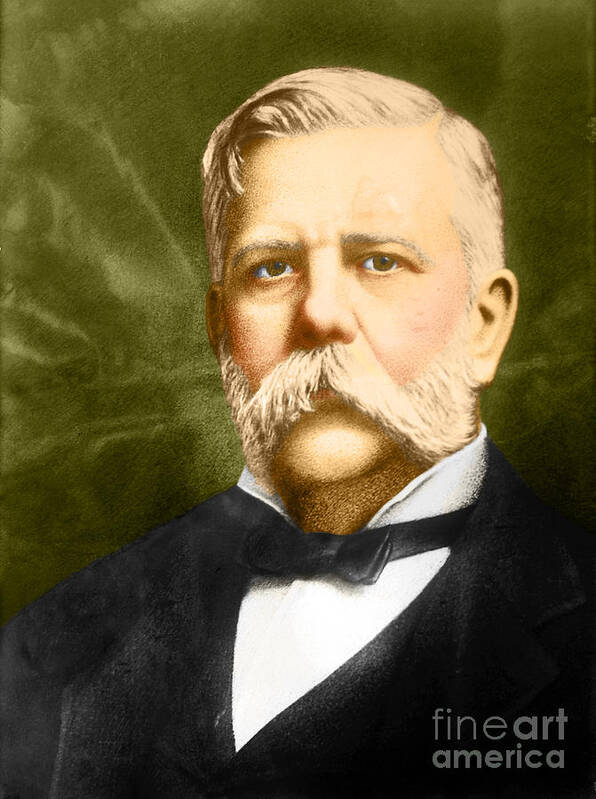 George Westinghouse Poster featuring the photograph George Westinghouse by Photo Researchers