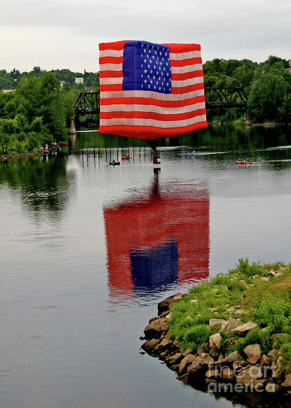 Baimg Poster featuring the photograph Grand Old Flag by Brenda Giasson