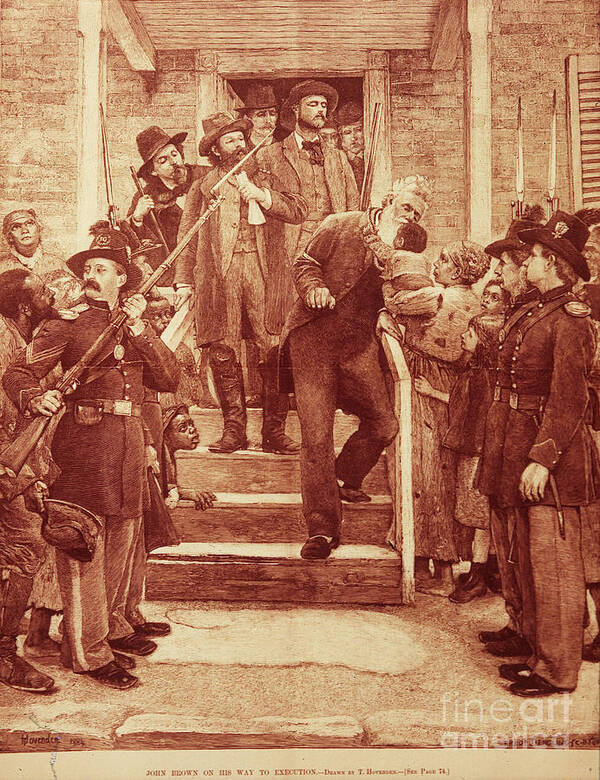 1859 Poster featuring the photograph John Brown: Execution by Granger