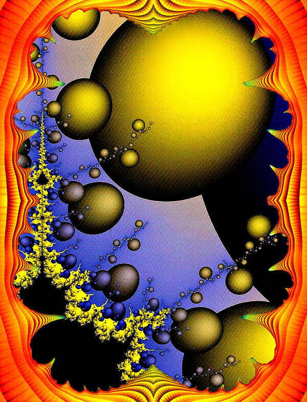 Fractals Poster featuring the digital art Just My Imagination by Janiece Senn