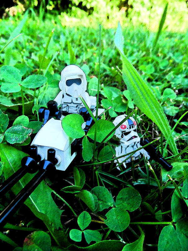 Lego Star Wars Poster featuring the photograph Lego Star Wars 2 by Cyryn Fyrcyd