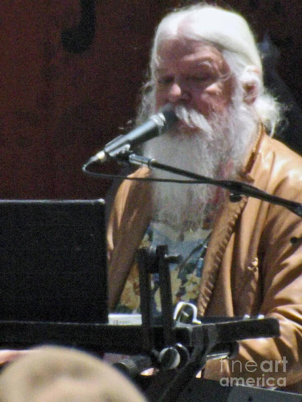 Music Poster featuring the photograph Leon Russell by Gary Brandes