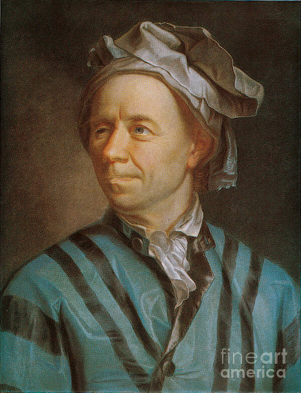Science Poster featuring the photograph Leonhard Euler, Swiss Mathematician by Science Source