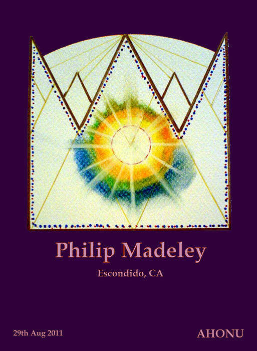 Ahonu Poster featuring the painting Philip Madeley by AHONU Aingeal Rose