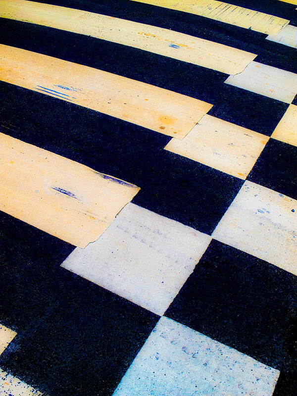 Road Poster featuring the photograph Road Markings by Hakon Soreide