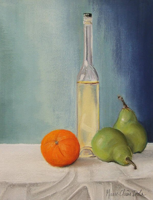 Still Life Poster featuring the painting Serenity by Marie-Claire Dole