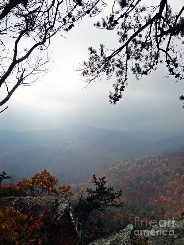 Shenandoah Poster featuring the photograph SkyLine 3 Shenandoah National Park by Steven Lebron Langston