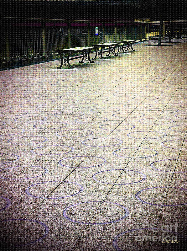 Benches Poster featuring the photograph Solitude by Eena Bo