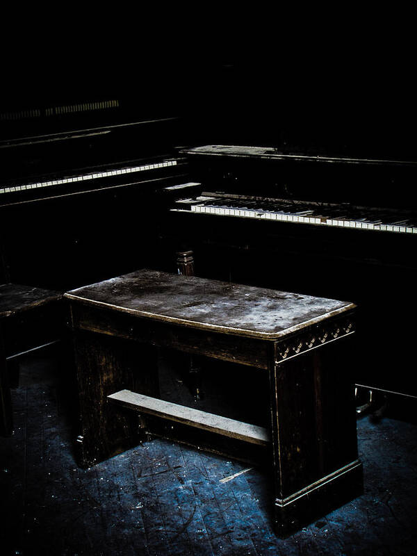 Piano Poster featuring the photograph Take A Seat by Jessica Brawley