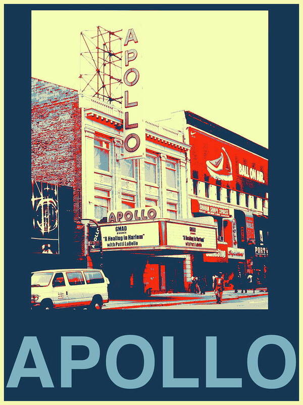 The Apollo Poster featuring the photograph The Apollo by Marvin Blatt