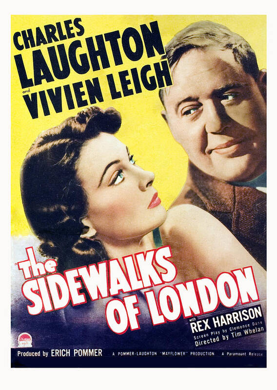 1930s Movies Poster featuring the photograph The Sidewalks Of London, Vivien Leigh by Everett