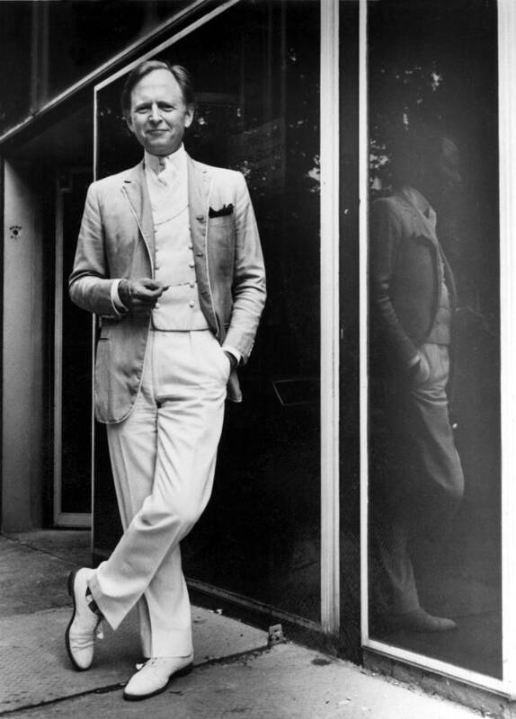 Author Poster featuring the photograph Tom Wolfe In 1981 by Everett