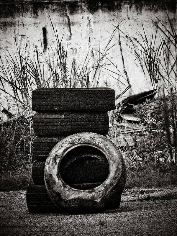 Tires Poster featuring the photograph Tread Lightly by Jessica Brawley