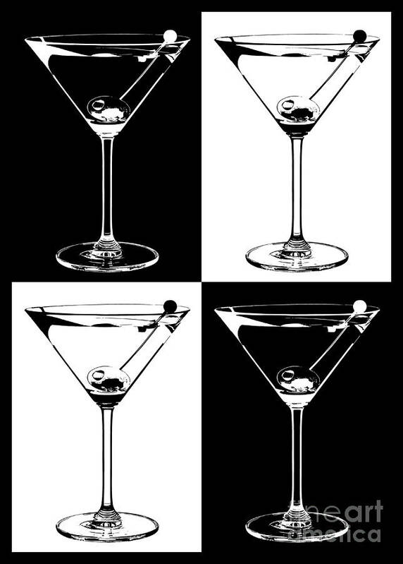 Martini Poster featuring the photograph Classic Martini by Jon Neidert