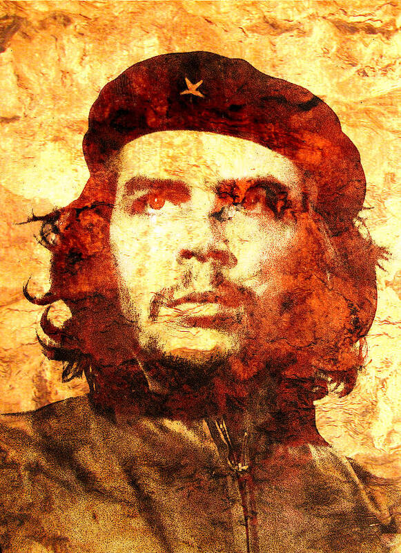 Che Guevara Poster featuring the photograph El Che by J U A N - O A X A C A