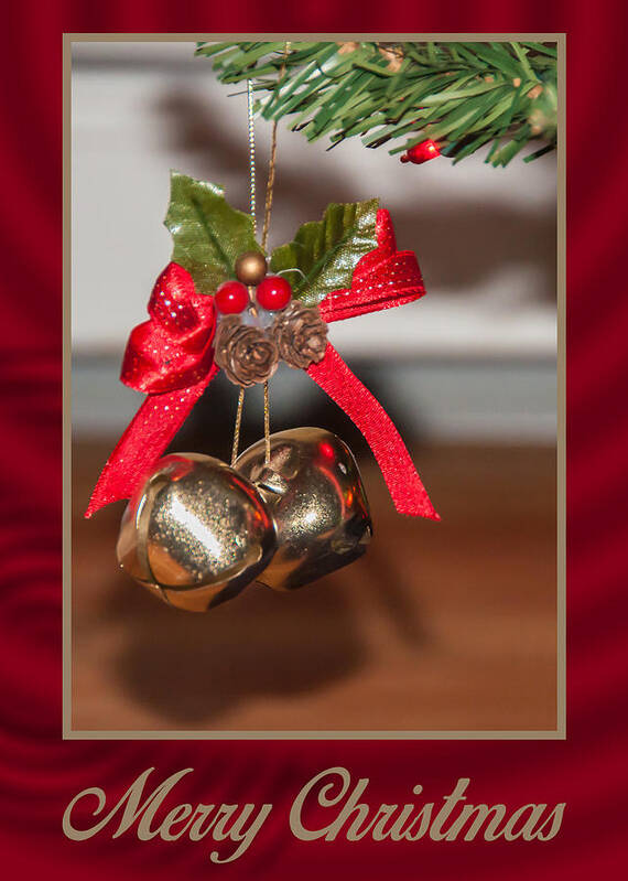 Bells Poster featuring the photograph Merry Christmas #1 by Cathy Kovarik