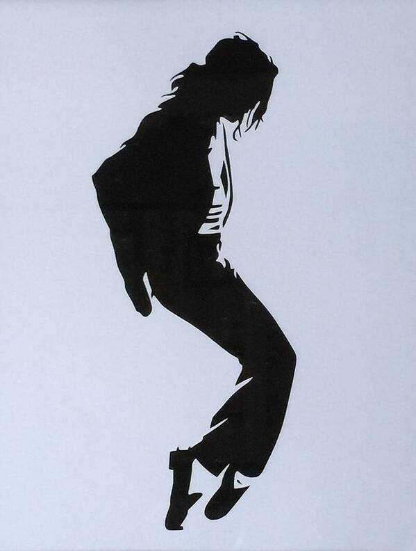 Art Poster featuring the mixed media Michael Jackson #1 by Ryszard Ludynia