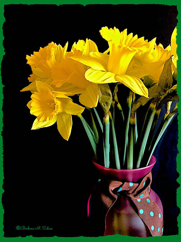 Narcissus Poster featuring the photograph Narcissus Bouquet by Barbara Zahno