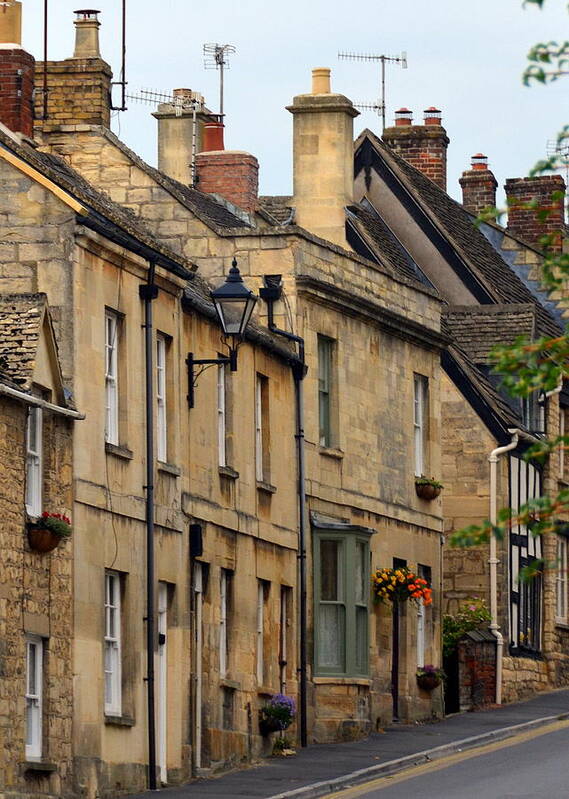 Winchcombe Poster featuring the photograph Winchcombe Street Scene by Carla Parris