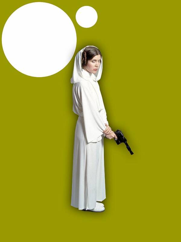 Princess Leia Poster featuring the mixed media Star Wars Princess Leia Collection #15 by Marvin Blaine