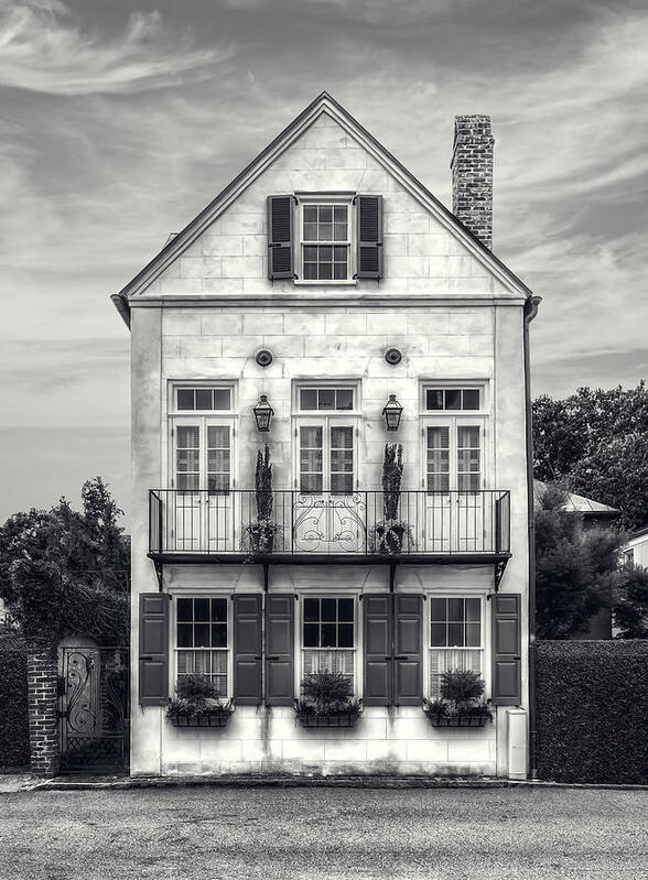Frank J Benz Poster featuring the photograph 1780 Charleston South Carolina Home - 3 by Frank J Benz