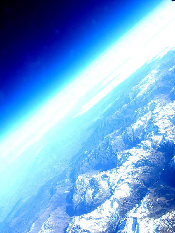 Alpine From Sky .alpine.mountain Poster featuring the photograph Alpine from sky #2 by Kumiko Mayer
