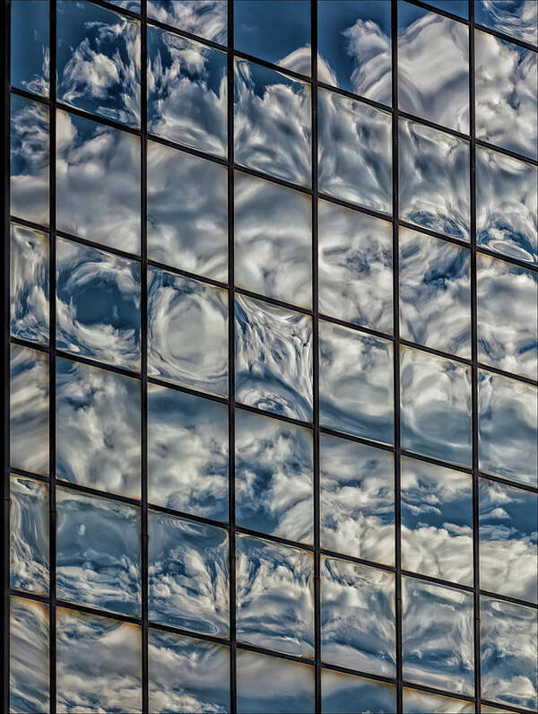 Reflected Clouds Poster featuring the photograph Reflected Clouds #2 by Robert Ullmann