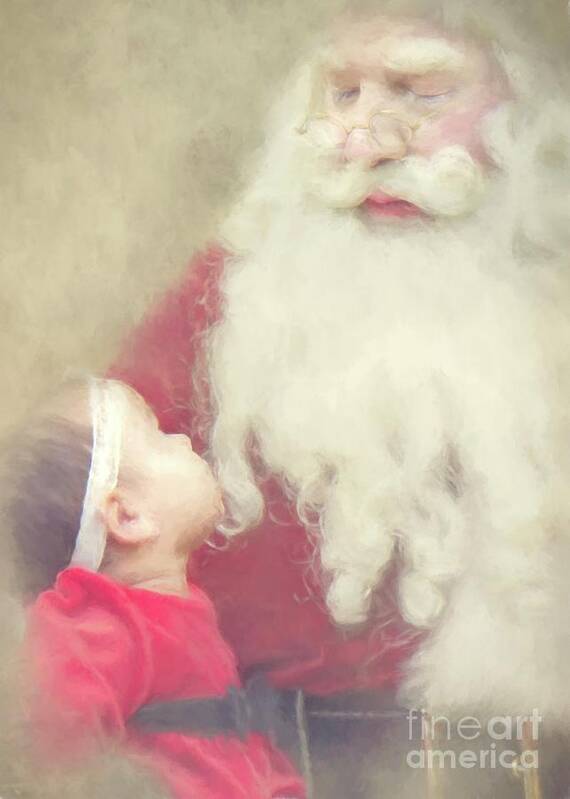 Santa Poster featuring the photograph Wonder #2 by Pam Holdsworth