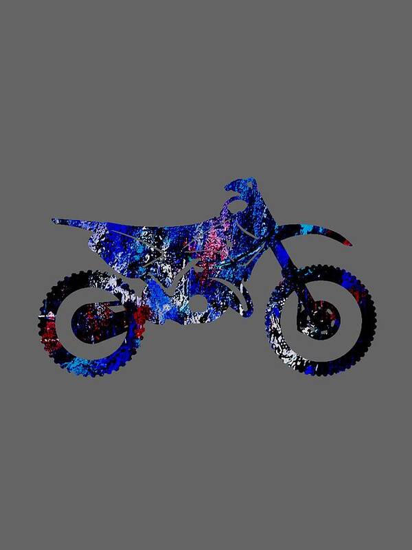 Dirt Bike Poster featuring the mixed media Dirt Bike Collection #3 by Marvin Blaine