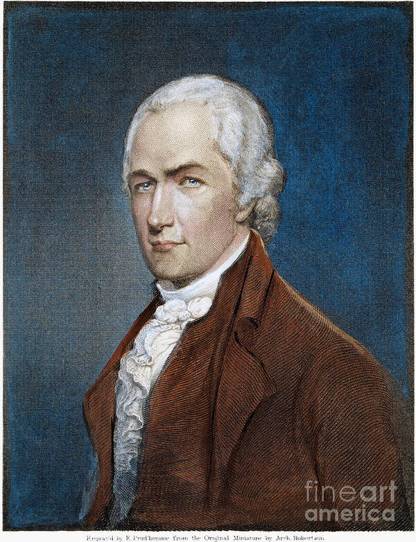 18th Century Poster featuring the photograph Alexander Hamilton #6 by Granger