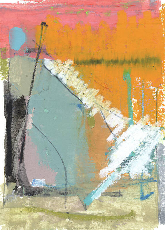 Abstract Poster featuring the painting Untitled #615 by Chris N Rohrbach