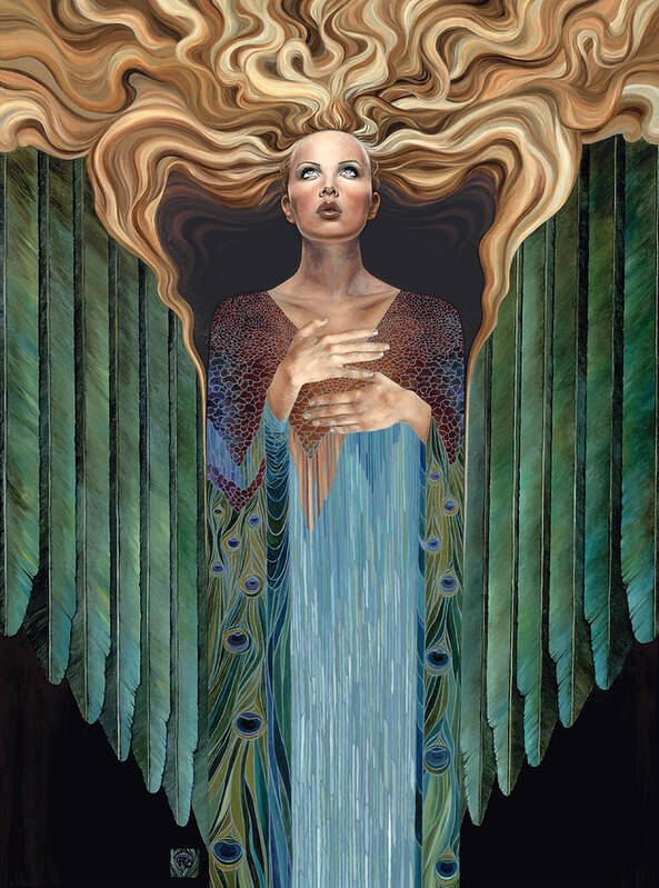 Goddess Poster featuring the painting Believer by Ragen Mendenhall