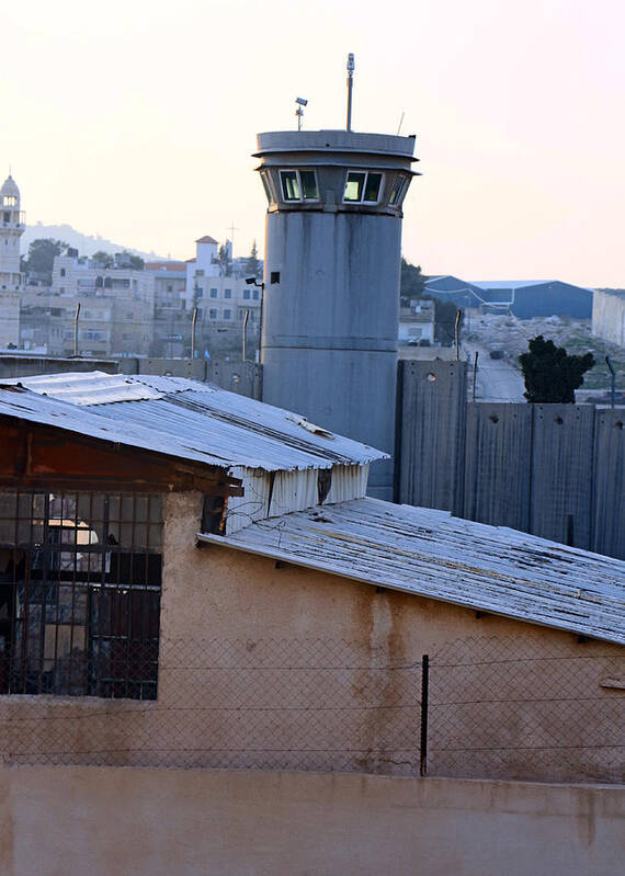 Watchtower Poster featuring the photograph Bethlehem Watchtower by Munir Alawi