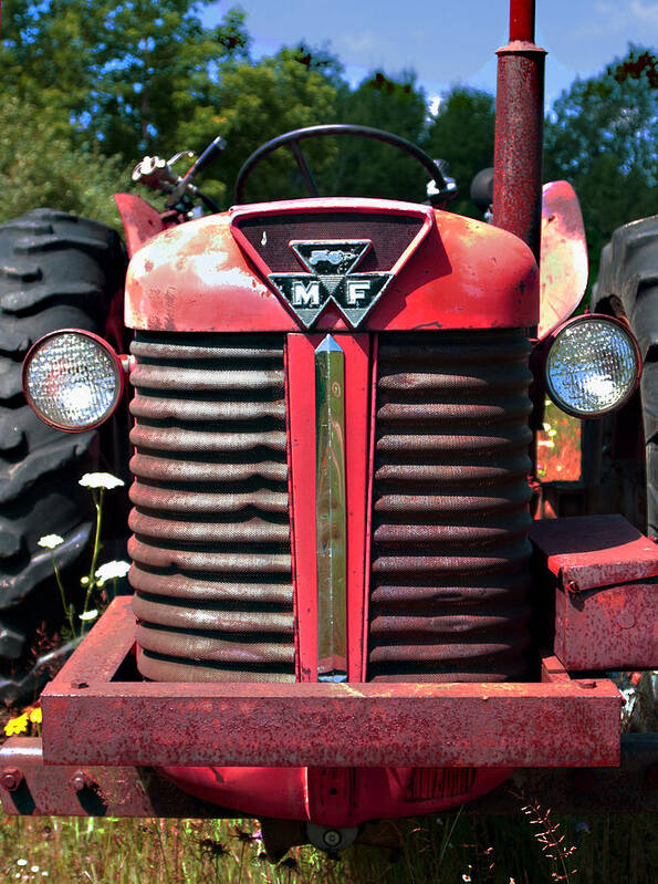 Tractor Poster featuring the photograph Big M - F by Bob Johnson