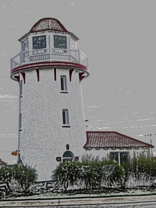 Lighthouse Poster featuring the photograph Brigantine Lighthouse by Trish Tritz