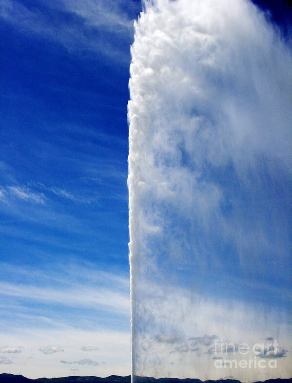 Lake Geneva Poster featuring the photograph Burst by Jeff Barrett