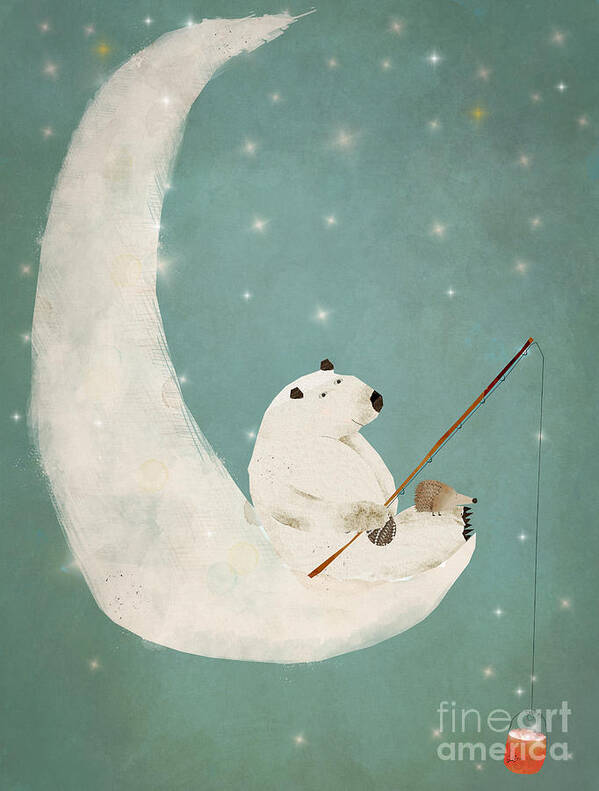 Bears Poster featuring the painting Catch A Falling Star by Bri Buckley