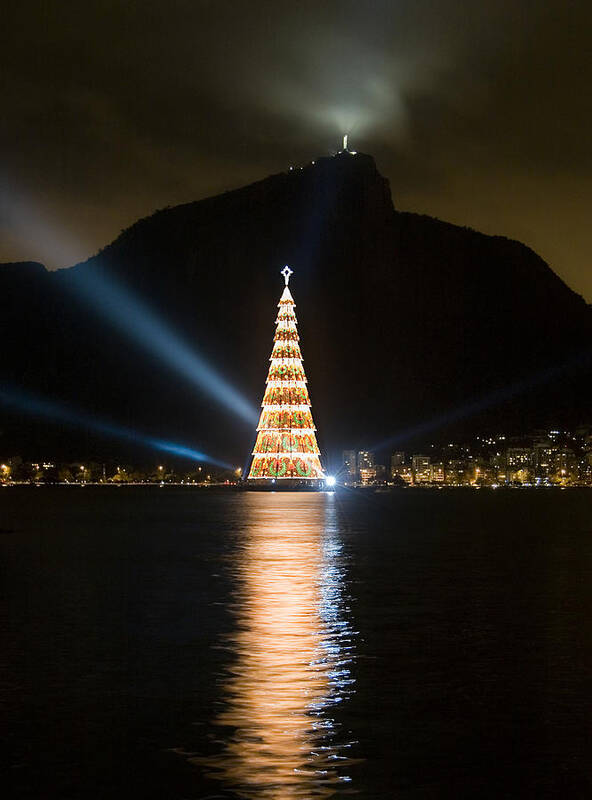 Landscape Poster featuring the photograph Christmas in Rio by Sergio Bondioni