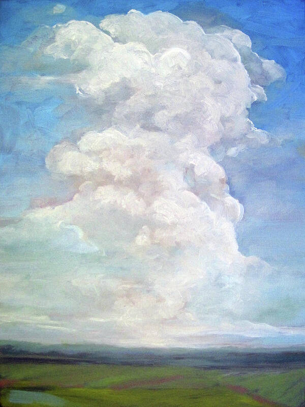 Sky Poster featuring the painting Country Sky - painting by Linda Apple