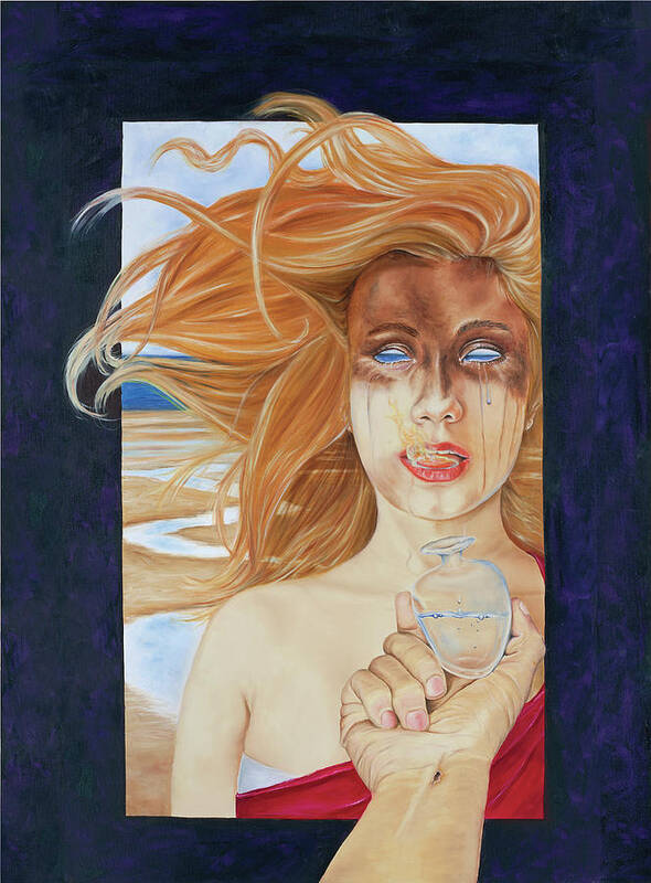 Christian Poster featuring the painting Eve, My Daughter by Elise Aleman