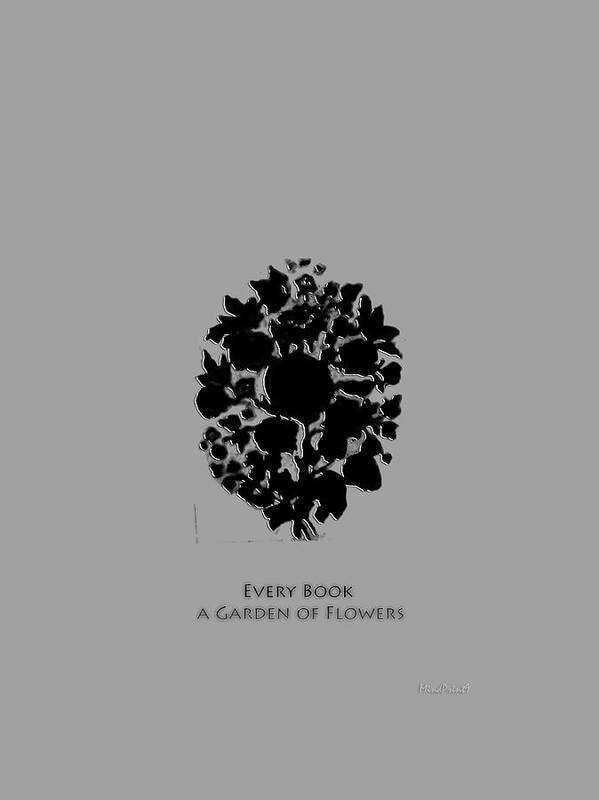 Readers Poster featuring the digital art Every Book A Garden by Asok Mukhopadhyay