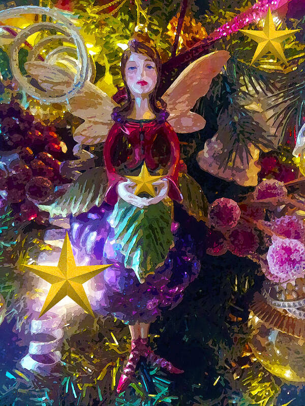 Susan Vineyard Poster featuring the photograph Fairy Dust Christmas by Susan Vineyard