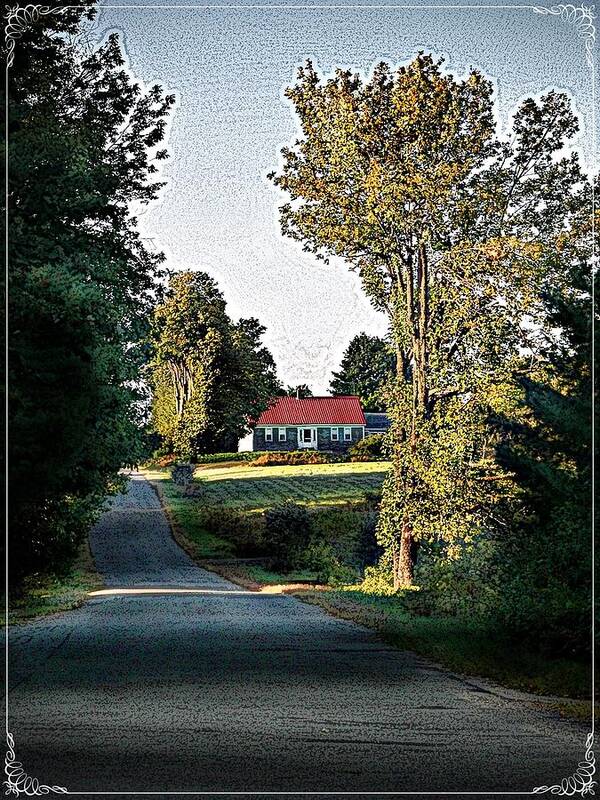 Farmhouse Poster featuring the photograph Farmhouse by Joy Nichols